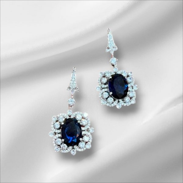 Blue Stone Earrings
