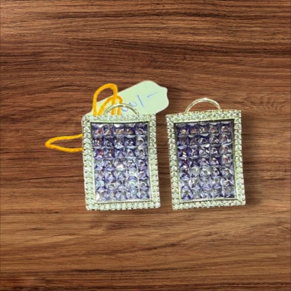 Curved Rectangle Earring
