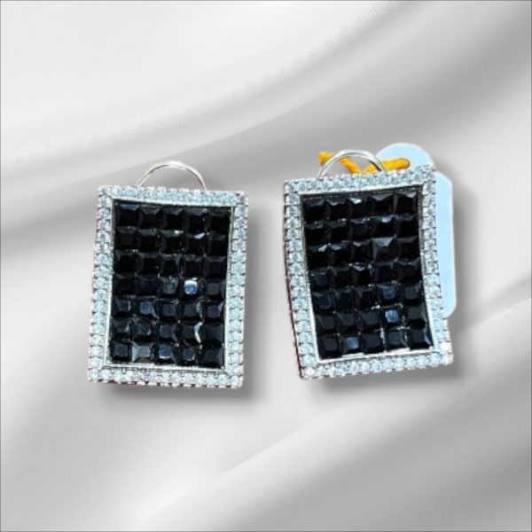Curved Rectangle Earring